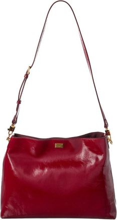 Dolce & Gabbana Vittoria Large Patent Shoulder Bag