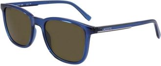 Lacoste L915S 410 Zonnebril - Heren - Zonnebrillen - Blauw - 53 MM - Accessoires