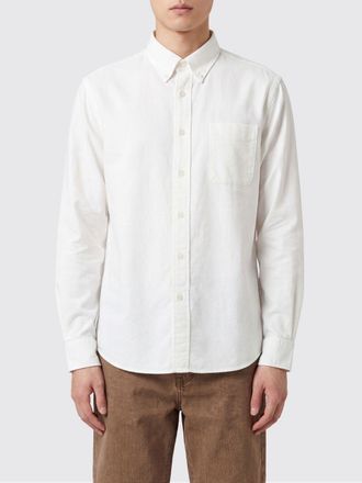 Sebago Camicia a maniche lunghe in cotone con collo button-down e taschino