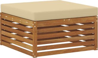 vidaXL Reposapi&eacute;s De Exterior Madera De Acacia S&oacute;lida Natural Vidaxl