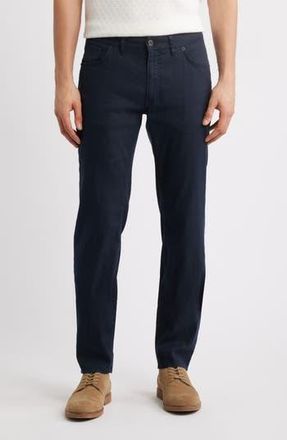 Brax Chuck Modern Fit Linen & Cotton Pants in Navy at Nordstrom Rack, Size 42