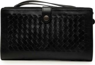 Bottega Veneta Pre-owned Bottega Veneta Intrecciato Trimmed Nappa Clutch Ladies JCJFSQG2LGA3P8CV