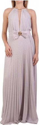 Elisabetta Franchi Jurken > Dagjurken > Maxijurken - Dames - Avondkleed - Roze - 3XL - Kleedjes