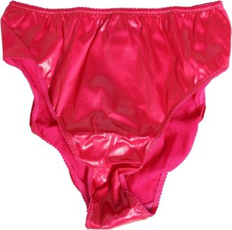 Dolce & Gabbana Womens Pink Silk Satin Slip Girdle Panty Underwear Elastane Clothing