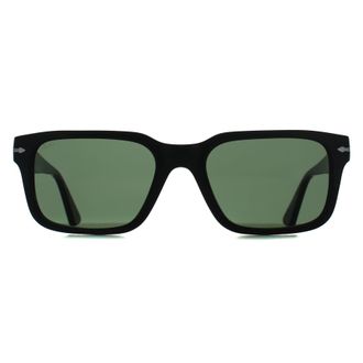 Persol Rectangle Mens Black Green PO3272S - One Size