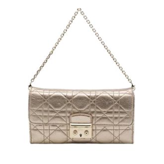 Dior Pre-owned Promenade Wallet on Chain - - Pre-owned - Donna - Giallo - ONE SIZE