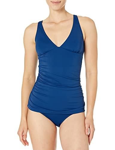 Maillot de Bain Femme 2 Pieces Amincissant Taille Haute Grande Taille Vintage Ventre Plat Ete Maillot de Bain Femme Pas Cher Marque Beachwear Plage Maillot Vetement Cyan XXL