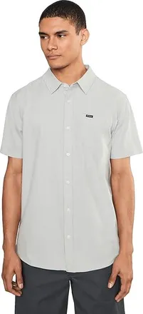 O'Neill Light Check Standard Short Sleeve Woven Shirt Mens Clothing High-Rise : 2XL, Cotton/Elastane/Polyester