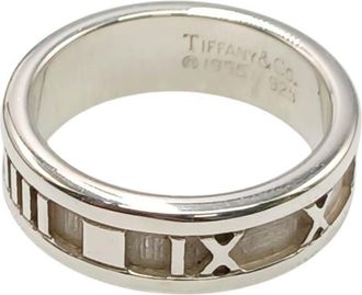 Tiffany & Co. Silver Silver 925 Band Ring (Pre-Owned)