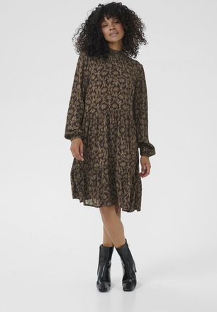 Kaffe Jurk KArikka Jurk Loose fit black brown
