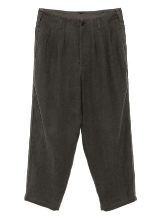 Yohji Yamamoto Cupro broek - Grijs