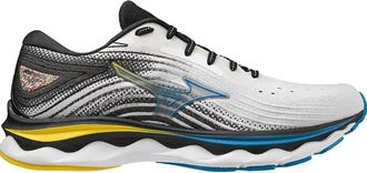 Mizuno Mizuno Wave Sky411369-0034 Sneakers Mens White Cyber Yellow Shoes RHS9075