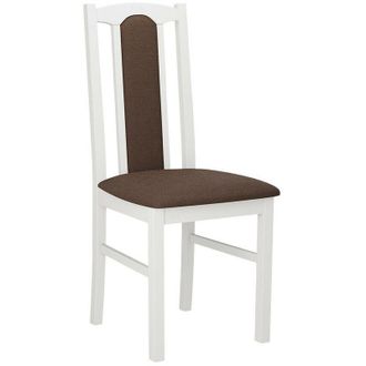 Mirjan24 Mobilier1 - Silla Victorville 145, Blanco, 95x43x47cm, Tapiz, De Madera, Madera, Muebles Ya Montados