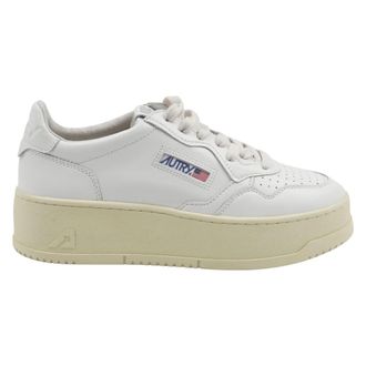 Autry Medalist Platform - Dames - Sneakers - Wit - 40 EU - Leer - Schoenen