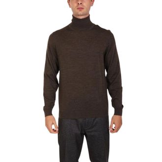 HUGO BOSS Hombre, Jerseys, Marr&oacute;n, Talla: L