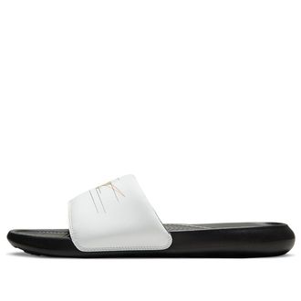 Nike Victori One Printed Slide White Metallic Gold CN9678-103