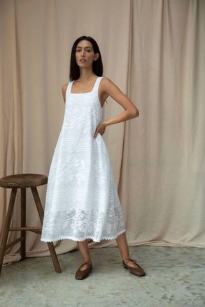 Beaumont Organic Freya-Fay Dress In White