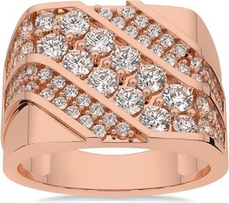 Pompeii3 2 1/2Ct Mens Diamond Ring 10k Yellow Gold Lab Grown