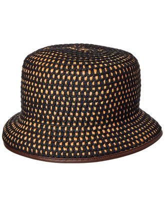 Max Mara Bacino Leather-Trim Hat