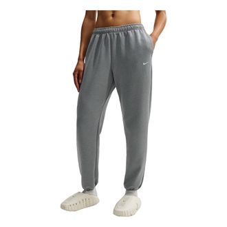 Nike (WMNS) Nike Studio Fleece Sport Dri-FIT Mid-Rise Pants Smoke Grey Heather White IO0435-084