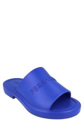 Ferragamo Slide Sandal in Blue at Nordstrom Rack, Size 11