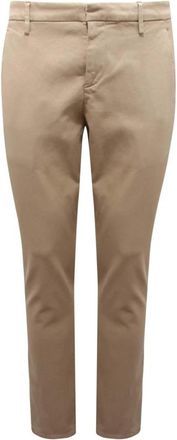 Dondup Gaubert Broek- Stijlvol Italiaans Ontwerp - Heren - Chinos - Beige - W36 - Broeken