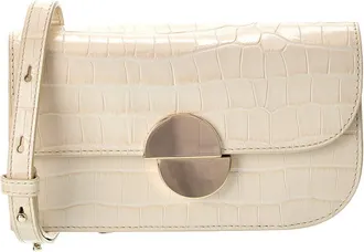 Jason Wu Croc-Embossed Leather Clutch