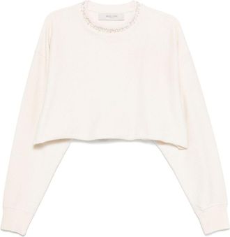 Golden Goose Cotton Cropped Sweatshirt