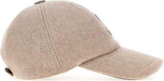 Max Mara Womens Cappuccino Cashmere Ordine Baseball Cap Cacha Cappelli E Fasce Per Capelli Cacha Hat