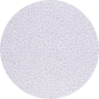 Safavieh Alfombra r&uacute;stico de poli&eacute;ster blanco/rosa, 183 x 183 cm