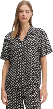 Karl Lagerfeld Geometric Print Shirt - Dames - Overhemden - Veelkleurig - XS - Overhemden