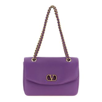 Valentino Garavani Djuna Medium Chain Bag - female - Valentino Garavani - Shoulder Bags - Purple - ONE SIZE - Bags