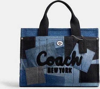 Coach Cargo Tote Bag With Patchwork