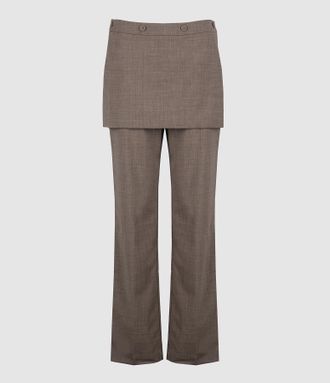 SU Designs Pantalon Jupe D&eacute;tachable Sage Green