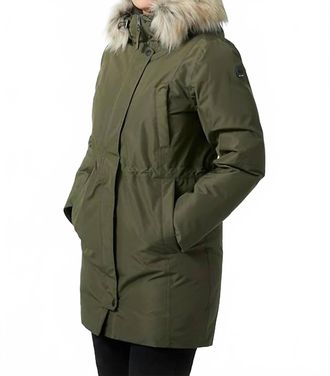 Helly Hansen Womens Senja Parka In Utility Green