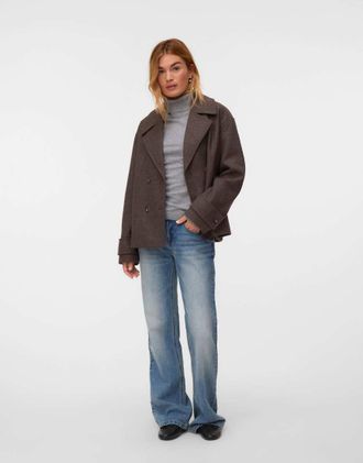 Vero Moda parka color caff&egrave;-Marrone