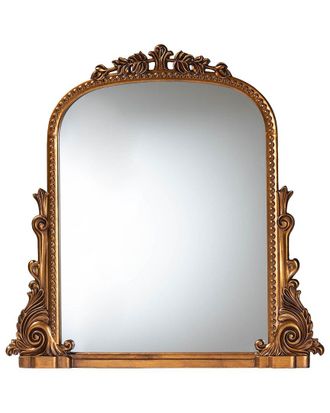 Baxton Studio Whitby Baroque Antique Goldleaf Accent Mirror