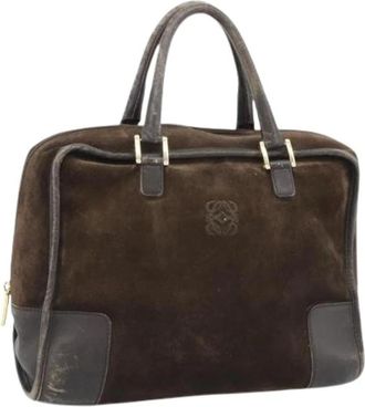 Loewe Pre-owned Hand Bag - Dames - Vintage Handtas - Bruin - ONE Size - Leer - Vintage