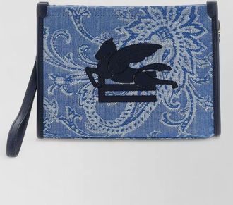 Etro na cotton clutch bag
