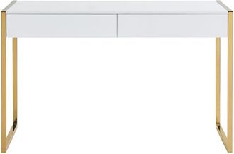 Pascal Morabito Escritorio tradicional efecto madera blanco