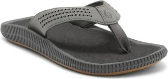 Olukai Ulele Flip Flop in Rock/rock at Nordstrom, Size 12