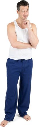 Leveret Mens Cotton Flannel Holiday Pajama Pants in Navy at Nordstrom, Size Xxx-Large