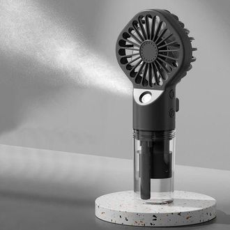 OEM Ventilador Nebulizador Port&aacute;til Peque&ntilde;o, Mini Ventilador Nebulizador Port&aacute;til Recargable, Negro