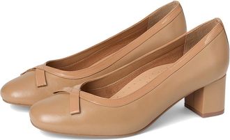Trotters Devin High Womens Heels Beige : 10.5 WW (EE), Leather