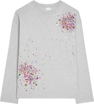 Dries Van Noten trui met lovertjes