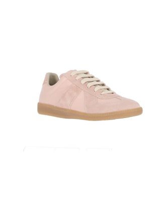 Maison Margiela Leather and Suede Low-Top Sneaker - Pink