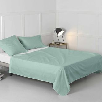Happy Friday S&aacute;bana 100% algod&oacute;n menta 260x270 cm (cama 180/200)