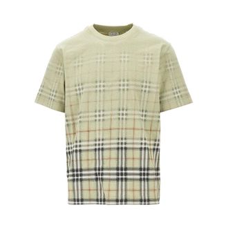 Burberry Cotton T-shirt with faded Check motif Man S