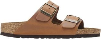 Birkenstock Arizona Narrow Fit - Heren - Sandalen - Bruin - 44 EU - Leer - Schoenen