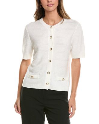 St. John Wool-Blend Cardigan